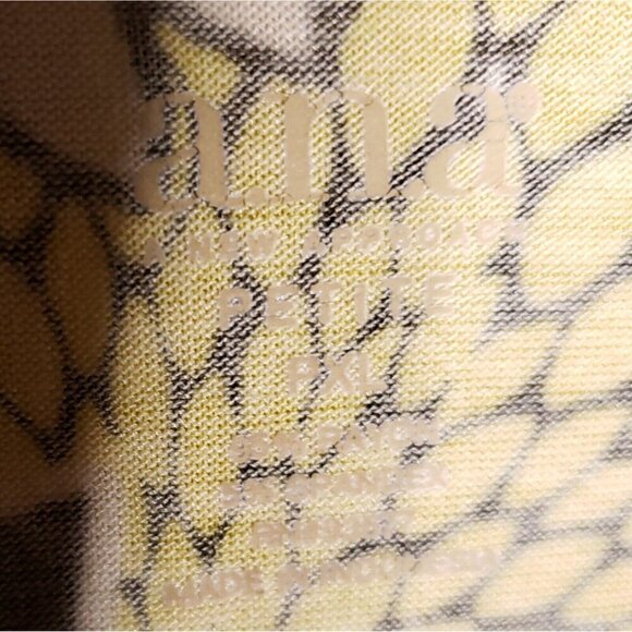 A.N.A Womens Petite Black Yellow Floral Stretchy Halter Top Tye XLP - Picture 4 of 6